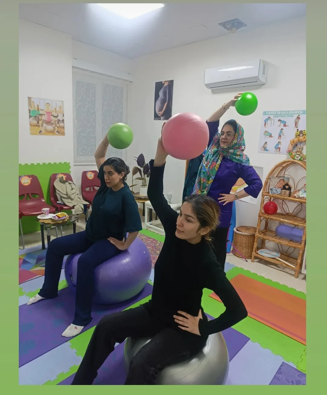 پکیج کلاس بارداری و ورزش بارداری 